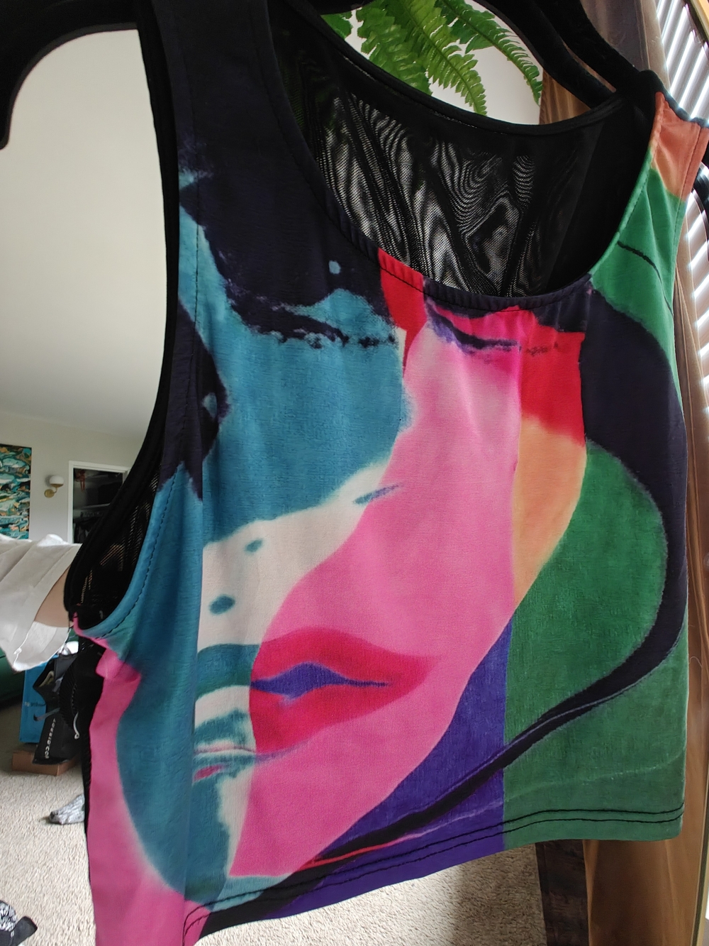 Women’s Multicolor Abstract Print Tank Top